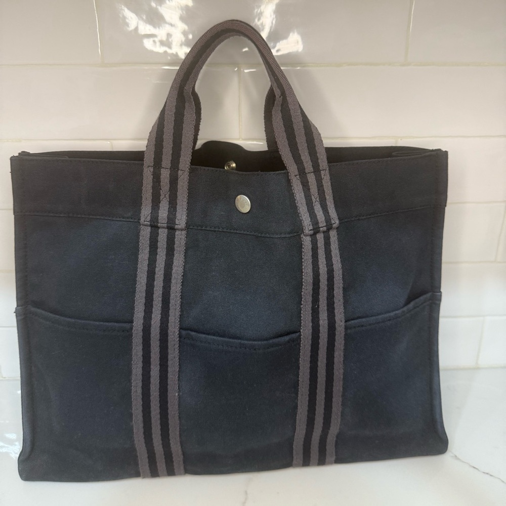 HERMES Fourre Tout MM Canvas Tote